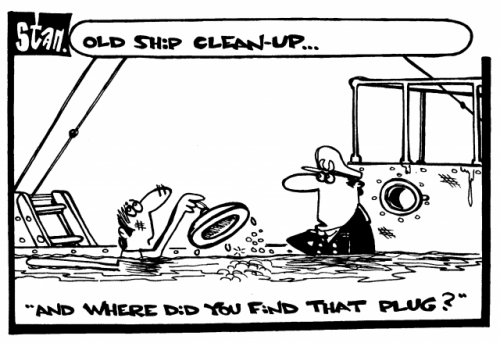 Old ship cleanup ..