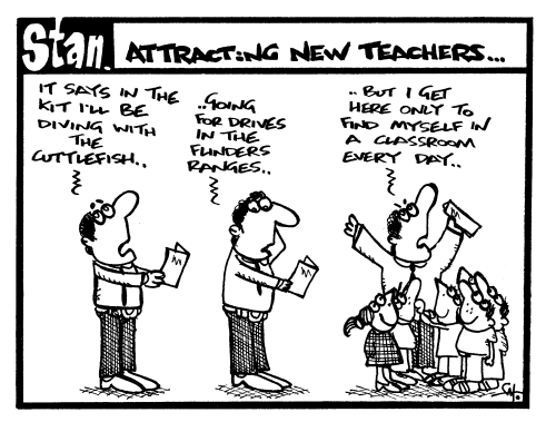 Attracting new teachers